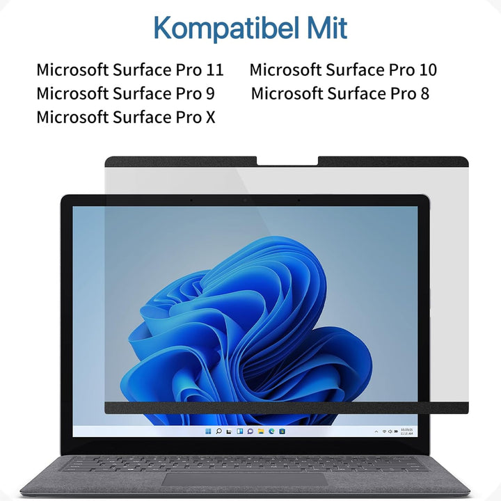 Magnetischer Blickschutzfilter Kompatibel Mit Microsoft Surface Pro 9 (2022) / Pro 8 (2021) / Pro X(