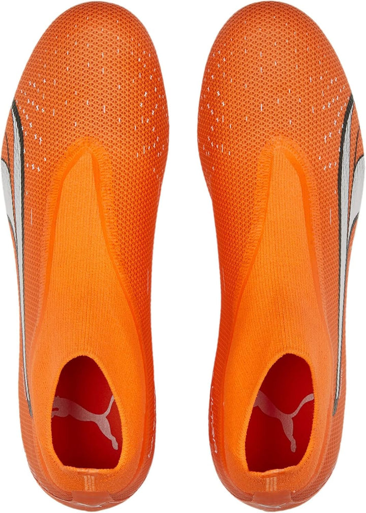 PUMA Herren Ultra Match+ Ll Fg/Ag Fussballschuh, 40.5 EU Ultraorange Puma Wei&amp;