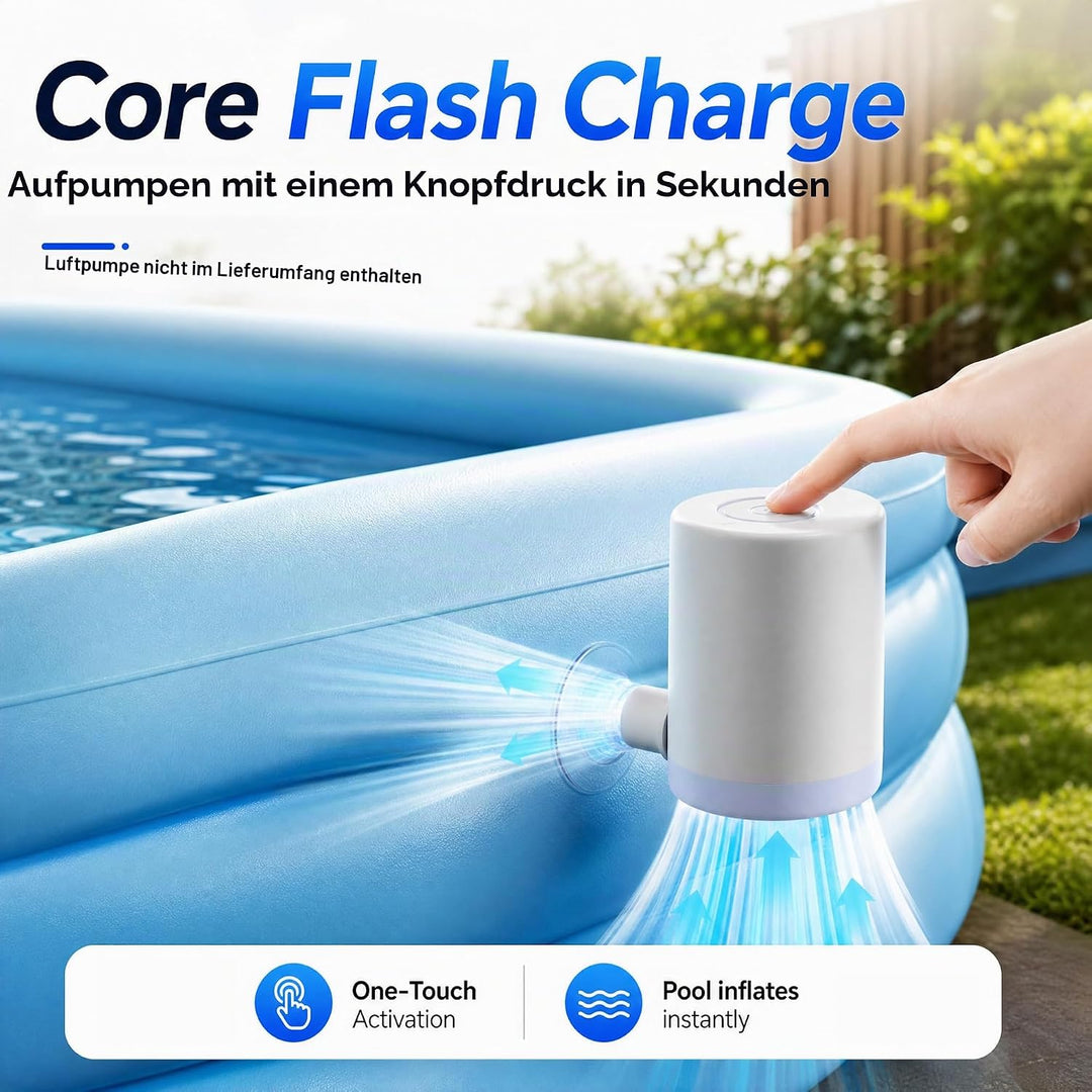 Aufblasbare Poolrutsche, oberirdische aufblasbare PVC-Wasserrutsche, grosses Familien- und Kinderspi