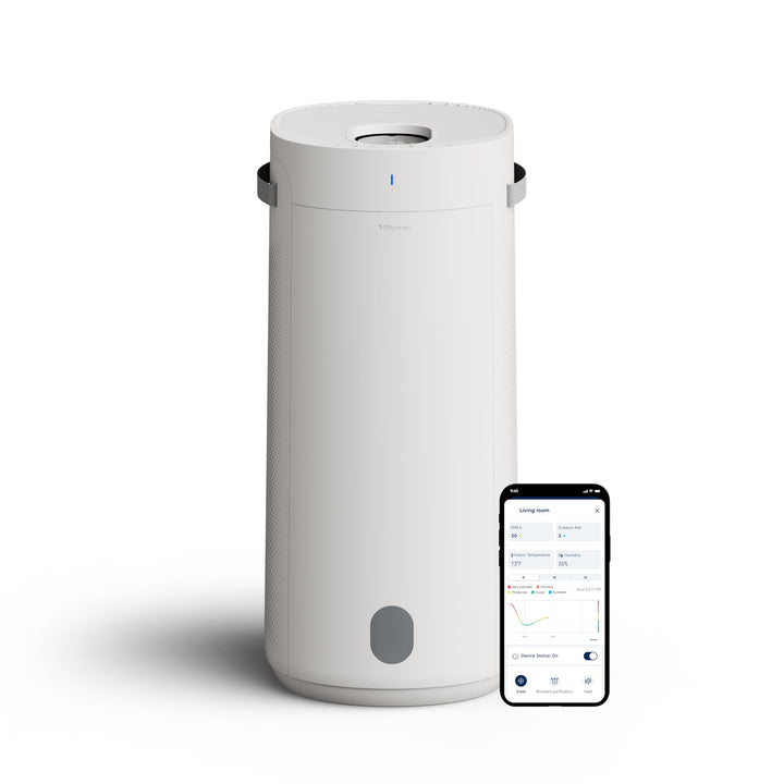 Blueair 2-in-1 Reinigen + Befeuchten: Luftreiniger und Luftbefeuchter mit HEPASilent und 360° Invisi