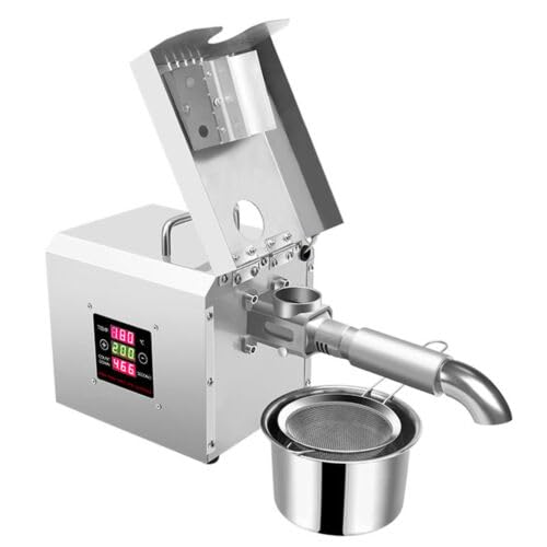 Edelstahl ÖLpresse ÖLmüHle Expeller Extraktion Maschine ÖL Automatische OIL Press Automatischer Masc