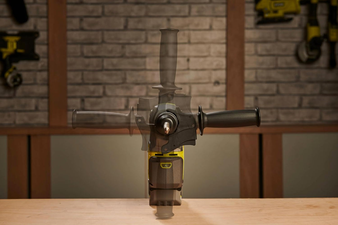 RYOBI 18 V ONE+ Brushless Akku-SDS-Bohrhammer RSDS18BL-0, max. Schlagenergie 2,5 J, SDS-Plus, G5 Gri