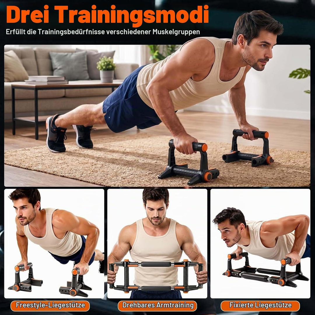 Twister Armtrainer, 3-in-1 Brusttrainer für Männer mit 40-120 lbs/18-55 kg einstellbarem Widerstand