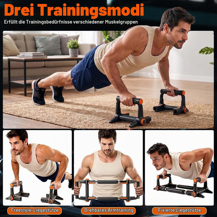 Twister Armtrainer, 3-in-1 Brusttrainer für Männer mit 40-120 lbs/18-55 kg einstellbarem Widerstand