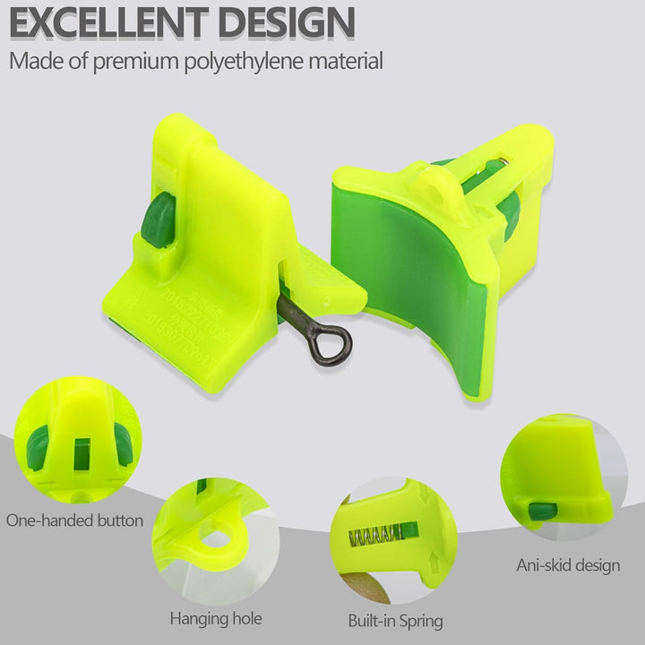 THKFISH Drillinge Angelhaken Hauben Drillingshaken Abdeckung Hakenhauben für Angelköder S-50 Stück/M