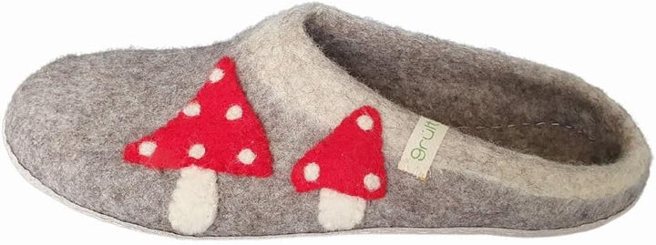 Grült Filzpantoffeln aus Wolle, Hausschuhe für Damen & Herren, Kuschelig & Cozy, Premiumqualität, Ru