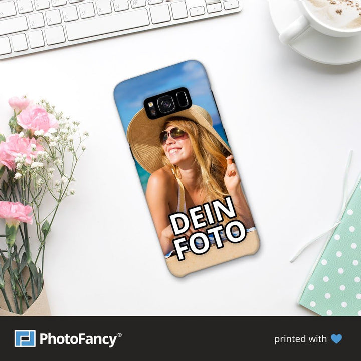 PhotoFancy ® – Samsung Galaxy S8 Hülle mit eigenem Foto Bedrucken – Smartphone Case als personalisie