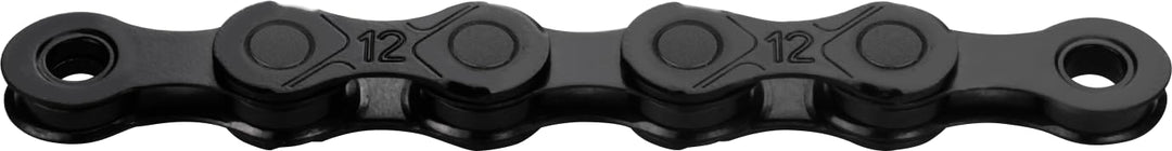 KMC Unisex – Erwachsene DLC 12-Fach Kette 1/2" x11/128, 126 Glieder, schwarz, Schwarz
