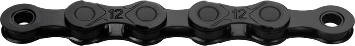 KMC Unisex – Erwachsene DLC 12-Fach Kette 1/2" x11/128, 126 Glieder, schwarz, Schwarz