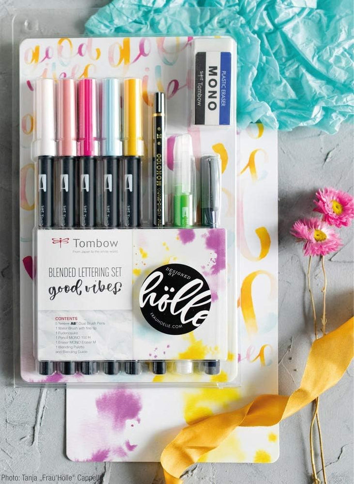 Tombow BS-FH2 Blended Lettering Set Good Vibes, 1 Stück (1er Pack)
