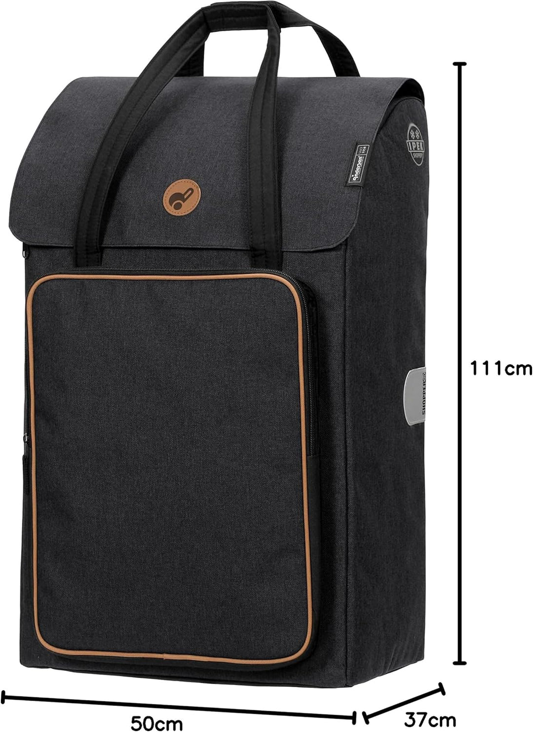 ANDERSEN Einkaufstrolley - Royal Shopper Ipek BO schwarz 45 L Einkaufsroller,isoliert,Kühltasche,vie