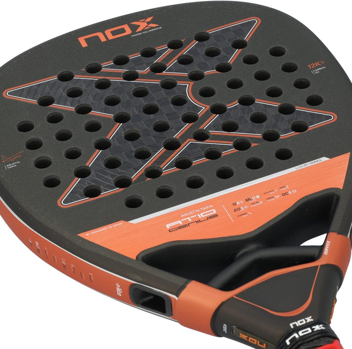 Nox At10 Genius Attack 12k by Agustin Tapia Padel Racket 360-375 gr
