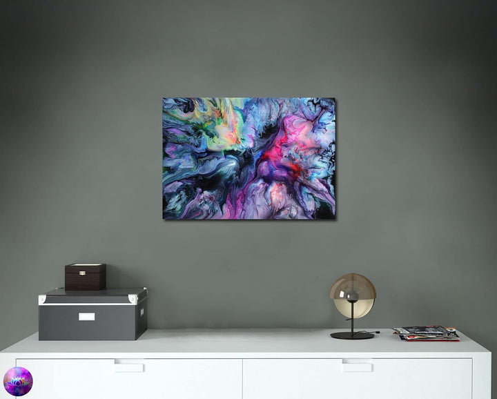 Original Gemälde Abstrakte Malerei - moderne hochglanz Wandbilder - Resin Art Kunst Bild Harz Unikat