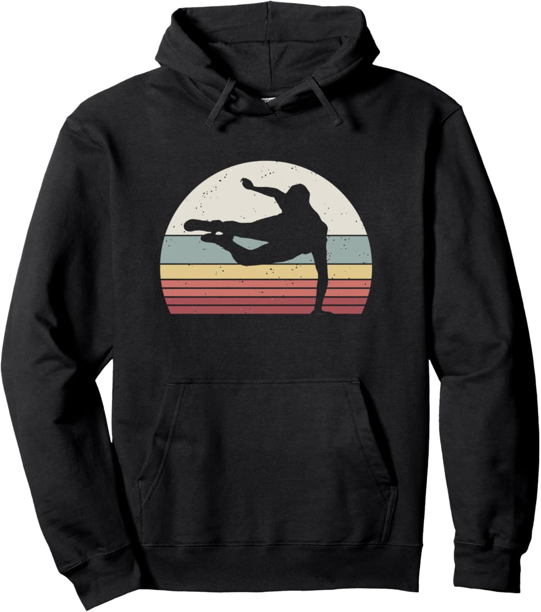 Parkour Retro Vintage Parkourläufer Hindernislauf Geschenk Pullover Hoodie