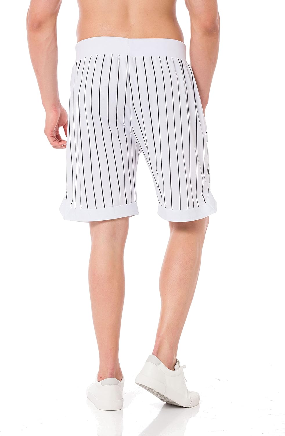 Redbridge Herren Baseball Shorts Big R L Weiss-schwarz, L Weiss-schwarz