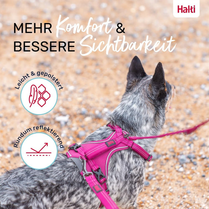 HALTI Anatomy Hundegeschirr mit Griff – Bewegungsfreiheit für deinen Hund. 3 Verbindungspunkte für d