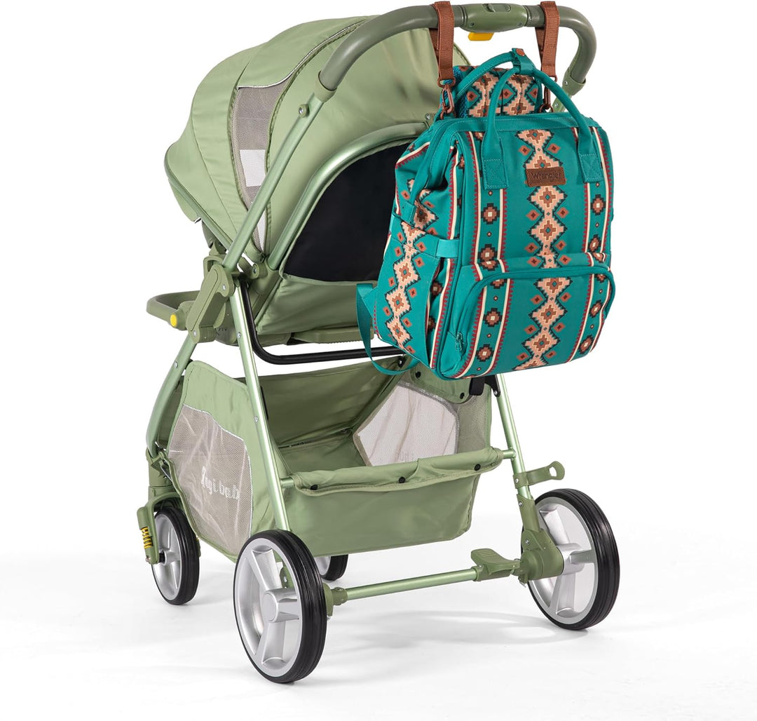 Montana West Wrangler Wickeltasche, Rucksack, Aztekenmuster, Reiserucksack, Geldbörsen, Western-Mult