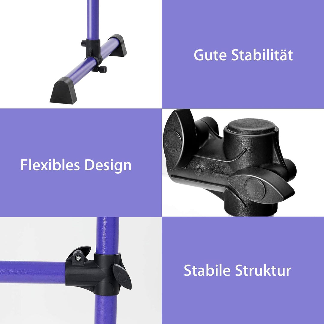 GOPLUS Ballettstange, Ballet-Bar, Stretchstange, höhenverstellbar, für Kinder und Erwachsene, 120 x
