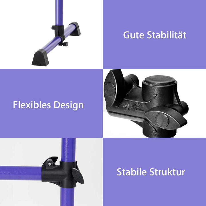 GOPLUS Ballettstange, Ballet-Bar, Stretchstange, höhenverstellbar, für Kinder und Erwachsene, 120 x