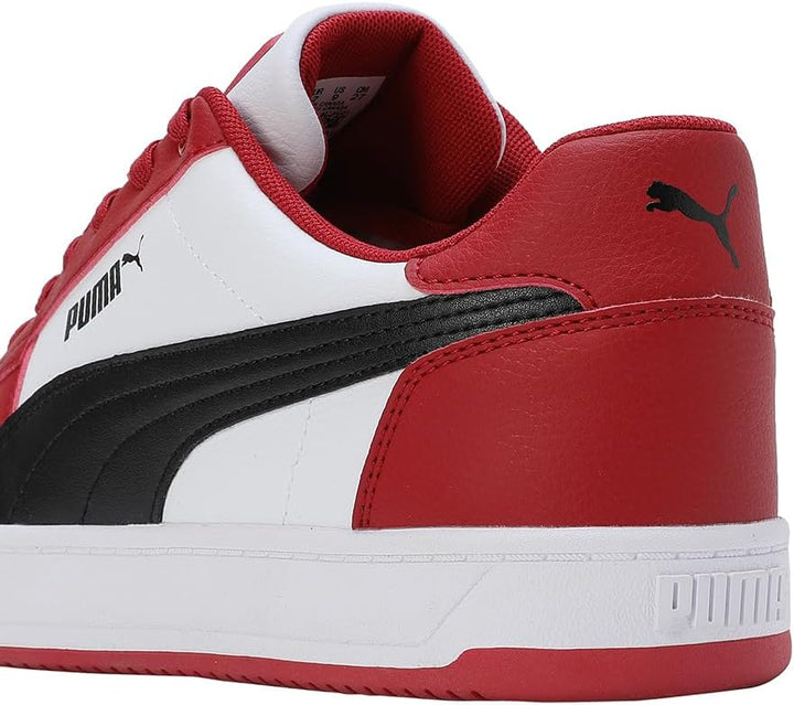 PUMA Unisex Caven 2.0 Sneaker 42 EU Club Red Puma White Puma Black, 42 EU Club Red Puma White Puma B