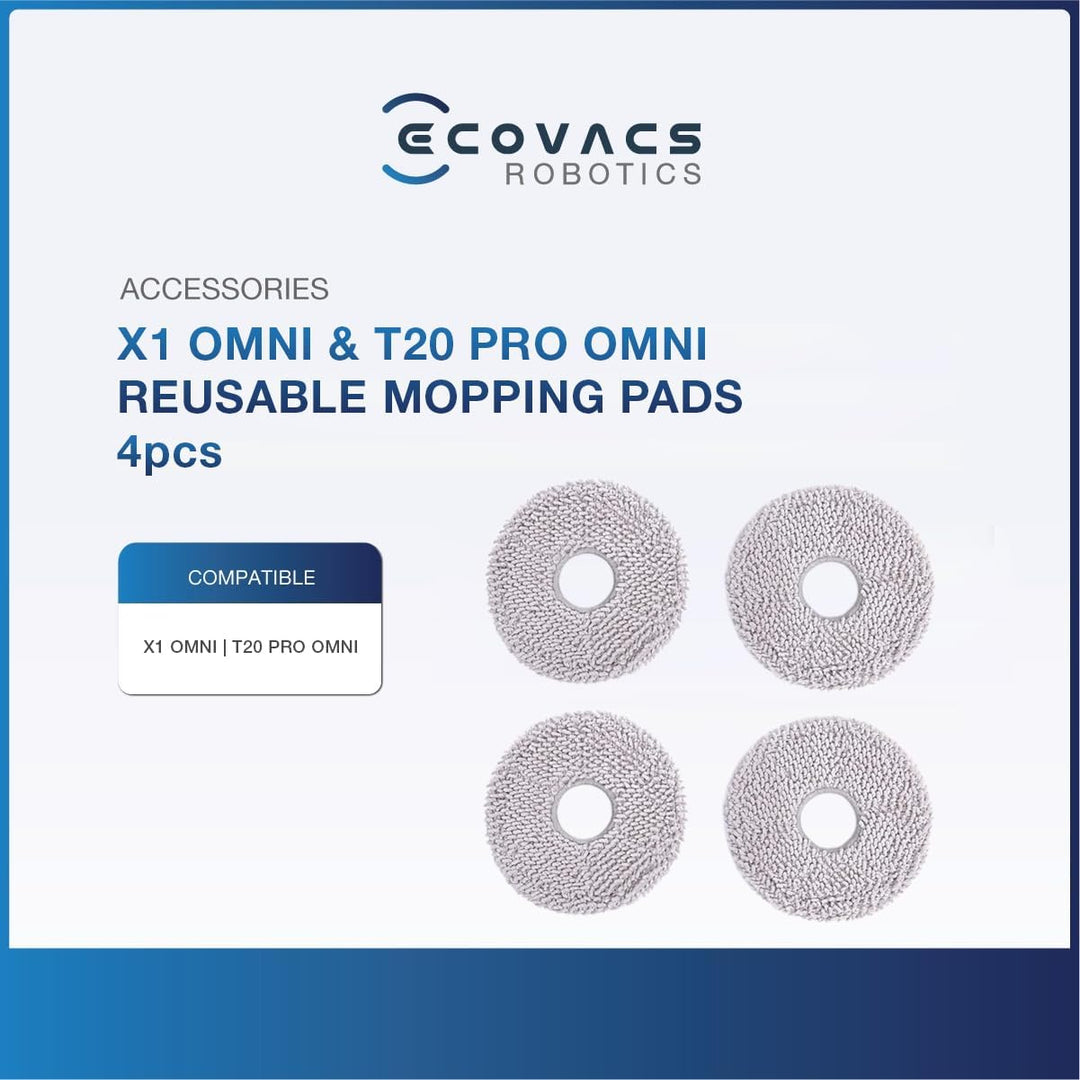 ECOVACS DEEBOT X2 OMNI/T20 OMNI/T20e OMNI/X1 OMNI/X1 TURBO/X1e OMNI/T10 TURBO, verbesserte Wischtüch