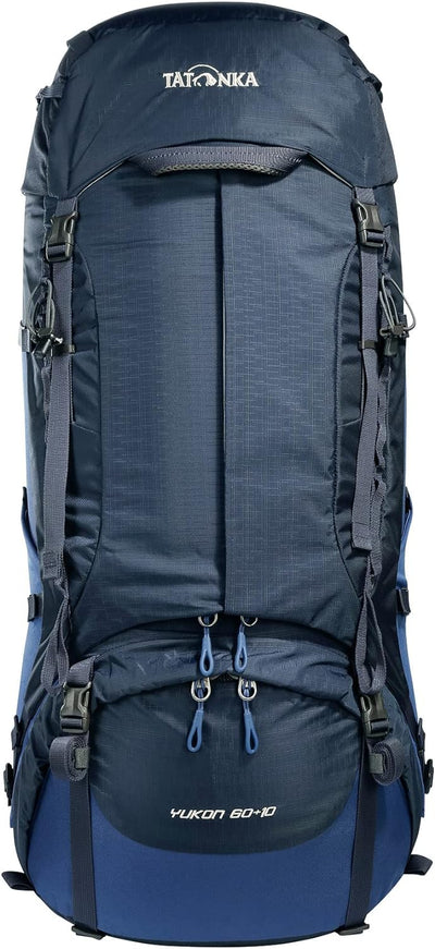 Tatonka Unisex Yukon 60+10 Rucksack (1er Pack) 60+10 Liter Navy / Darker Blue, 60+10 Liter Navy / Da