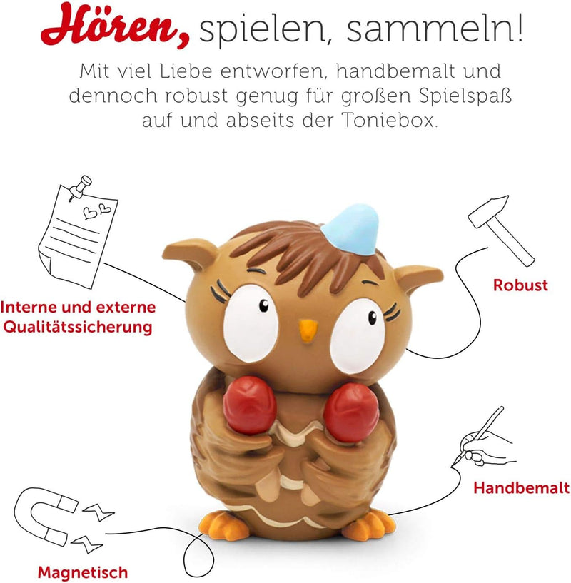 tonies Hörfiguren für Toniebox, Die Eule mit der Beule und ihre Freunde - Liederalbum, Kinderlieder