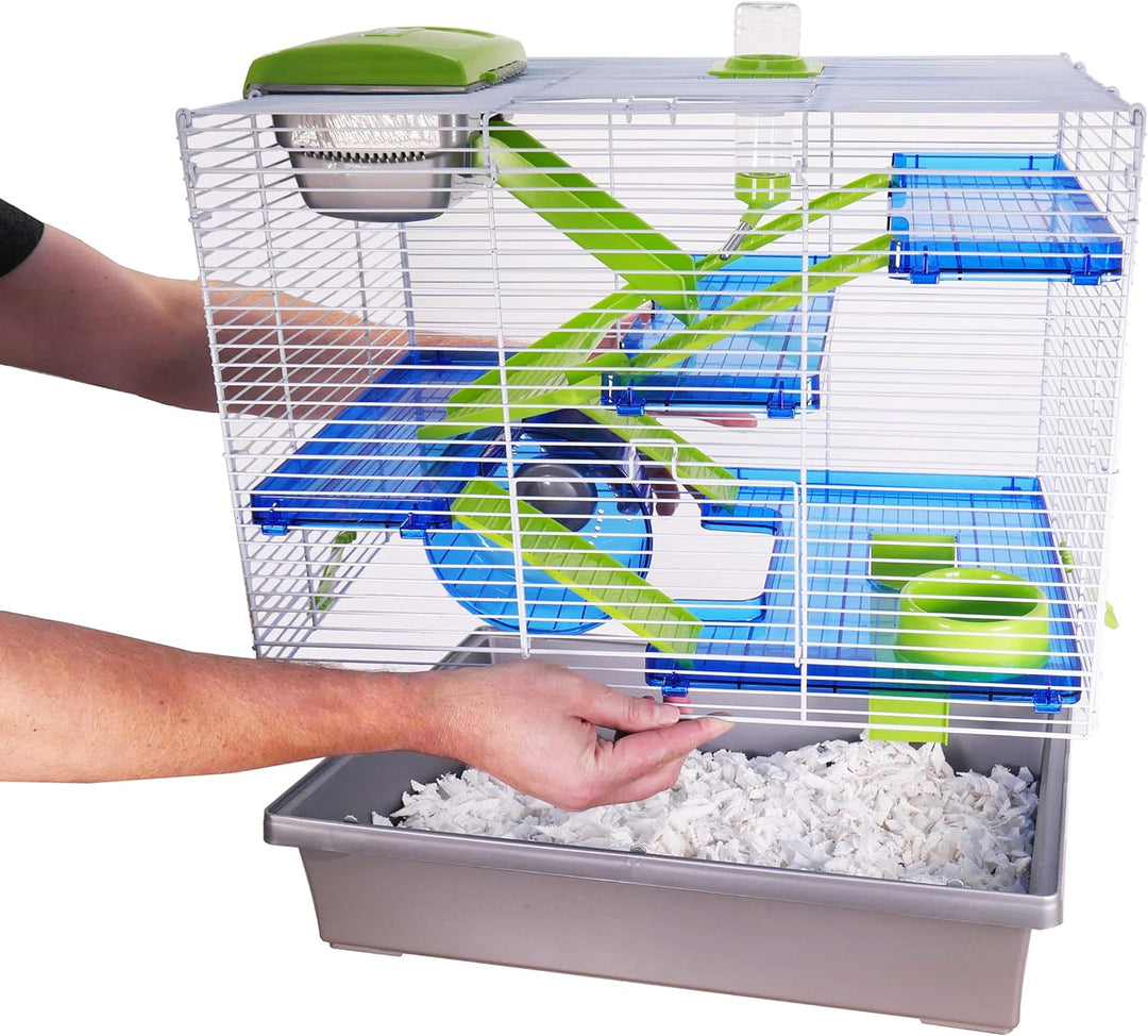Rosewood 19176 Hamsterkäfig Pico - X-Large, Silber silber XL (1er Pack), silber XL (1er Pack)