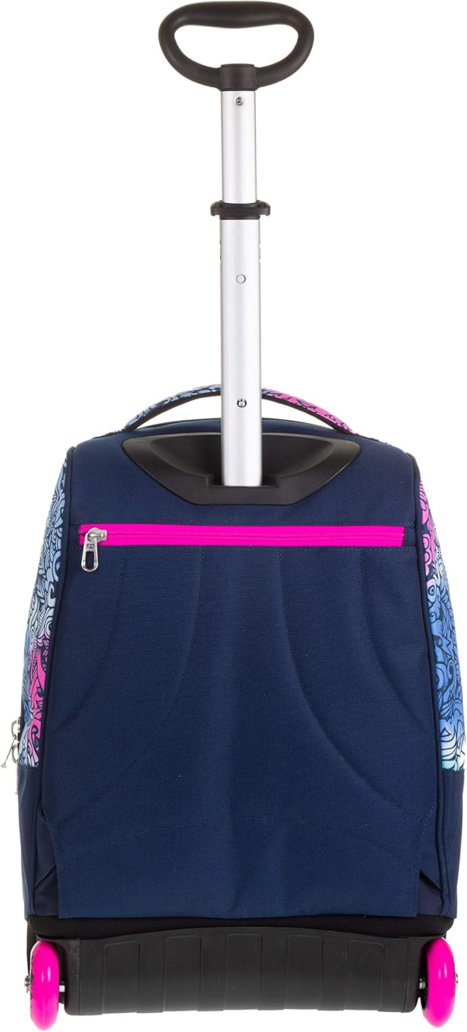 Seven TROLLEY, 2 in 1, Schulranzen mit Rollen, Rucksack mit Trolleyfunktion für Kinder, ab 1. Klasse