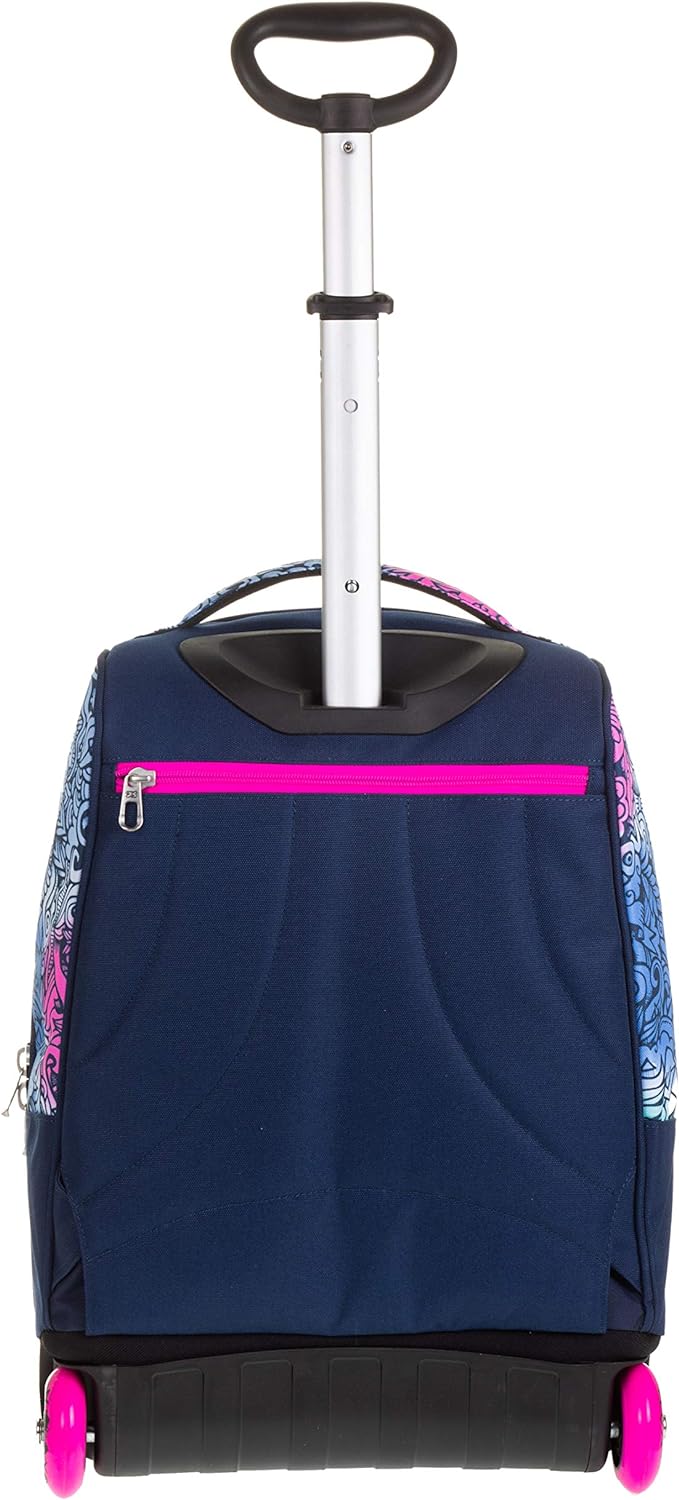 Seven TROLLEY, 2 in 1, Schulranzen mit Rollen, Rucksack mit Trolleyfunktion für Kinder, ab 1. Klasse
