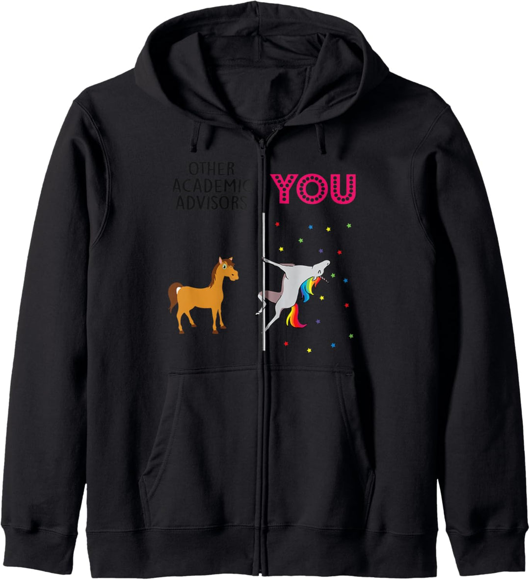 Academic Advisor Funny Unicorn Kapuzenjacke