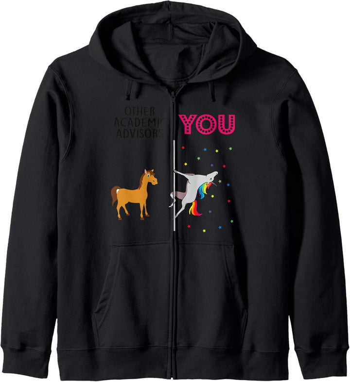 Academic Advisor Funny Unicorn Kapuzenjacke