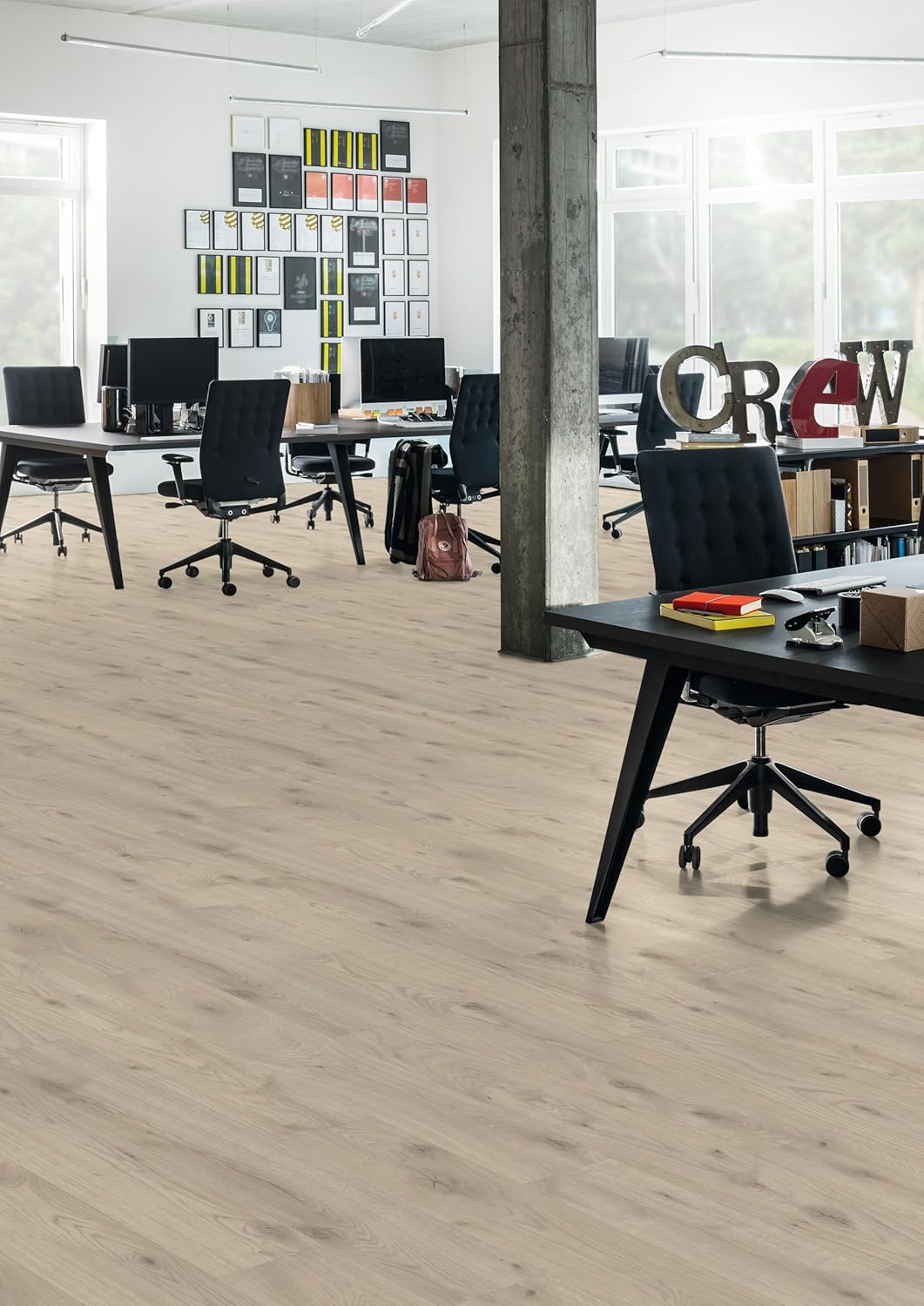 EGGER Aquadura+ Hybridboden EDF176 Almington Eiche beige 1292x193x7,5mm (1,995m²) 1,995m² | Boden, 1