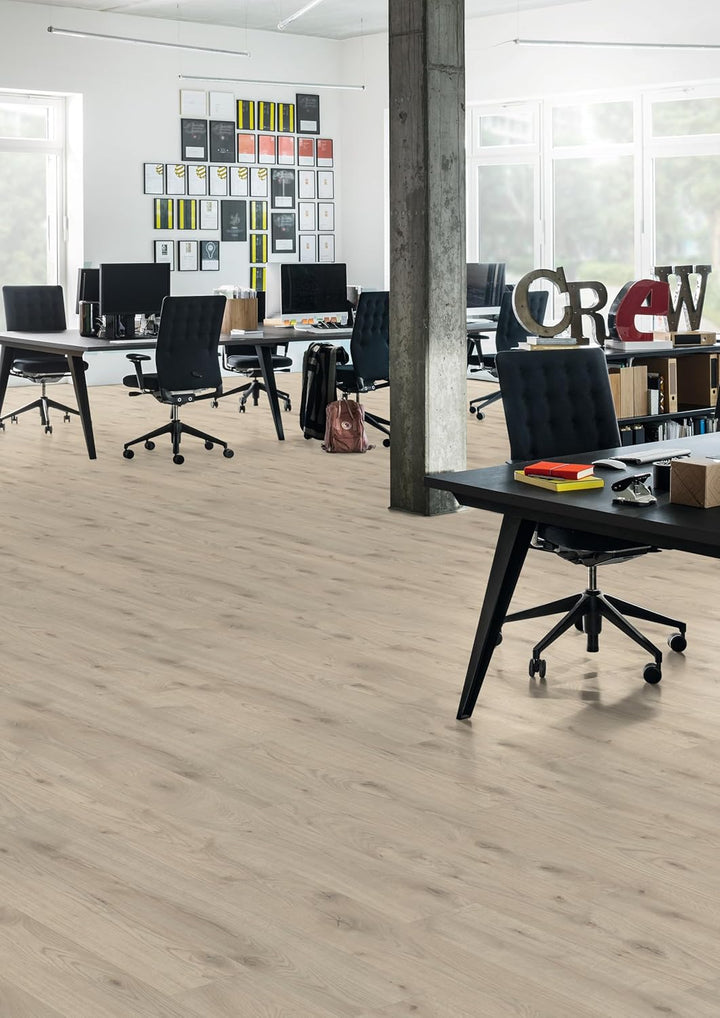 EGGER Aquadura+ Hybridboden EDF176 Almington Eiche beige 1292x193x7,5mm (1,995m²) 1,995m² | Boden, 1