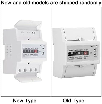 220V Digital 1-Phase 2 Draht 4P DIN-Schiene Stromzähler Elektronisches KWh-Meter(20(80) A) 20(80)a,