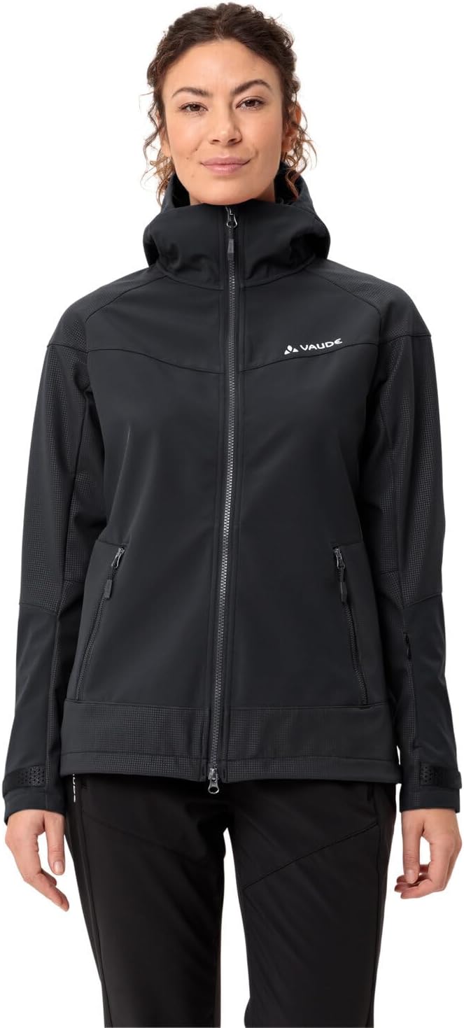VAUDE Damen Women's All Year Elope Softshell Jacket Jacke 34 black uni, 34 black uni