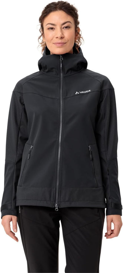 VAUDE Damen Women's All Year Elope Softshell Jacket Jacke 34 black uni, 34 black uni