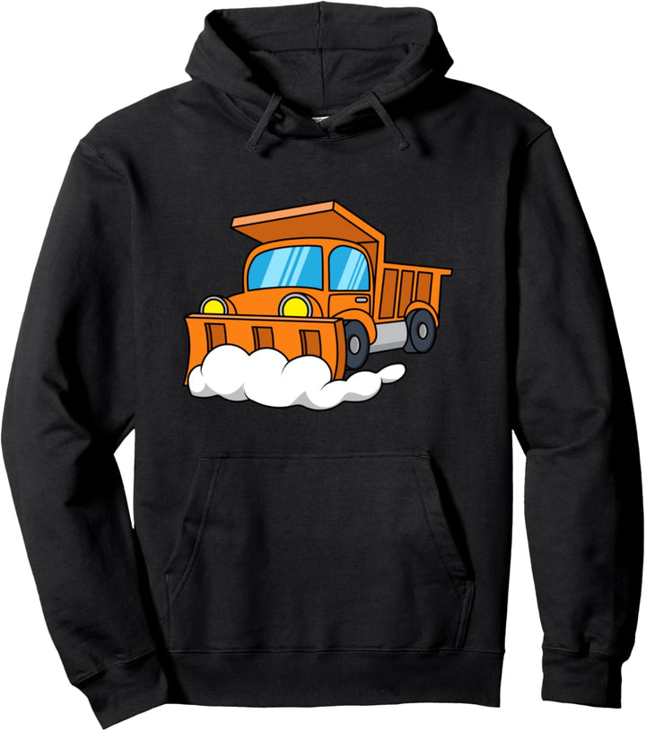 Schneepflug Truck LKW Schneeräumung Schneeräumfahrzeug Pullover Hoodie
