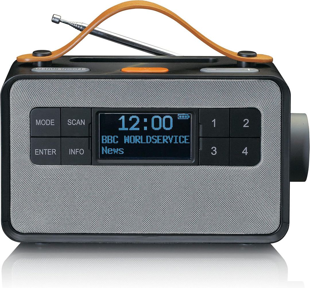 Lenco PDR-065 Demenz und Alzheimers tragbares DAB+ Radio - Bluetooth - FM Radio - einfacher und norm