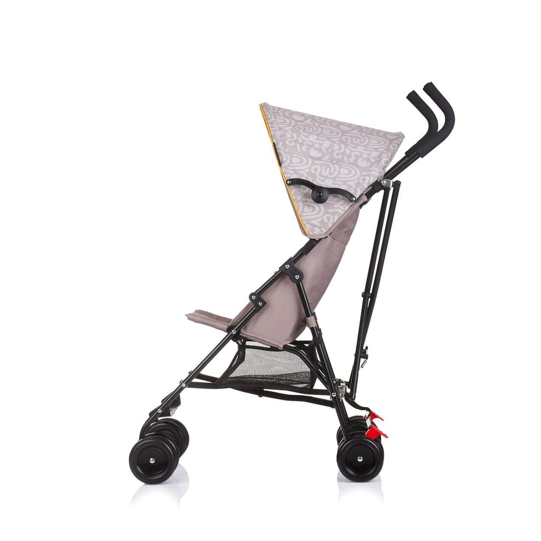 Chipolino Kinderwagen Amaya Buggy Sonnendach verstellbar, zusammenklappbar, Korb, Farbe:beige gelb,