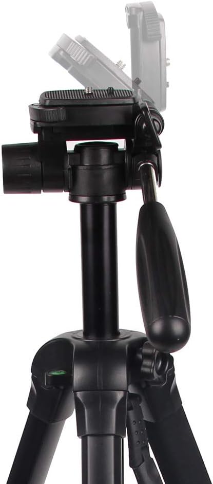 MOJOGEAR 177cm 2-in-1 Stativ - Dreibeinstativ + Einbeinstativ mit Premium Telefonhalterung - Alumini