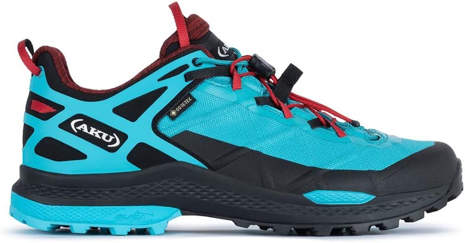 AKU Herren Rocket Dfs GtxSneaker 41.5 EU Blau Schwarz Turquoise Black, 41.5 EU Blau Schwarz Turquois