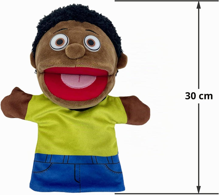 Familie Handpuppen für Kinder, beinhaltet Opa, Oma, Papa, Mama, Tochter, Sohn mit beweglichen offene