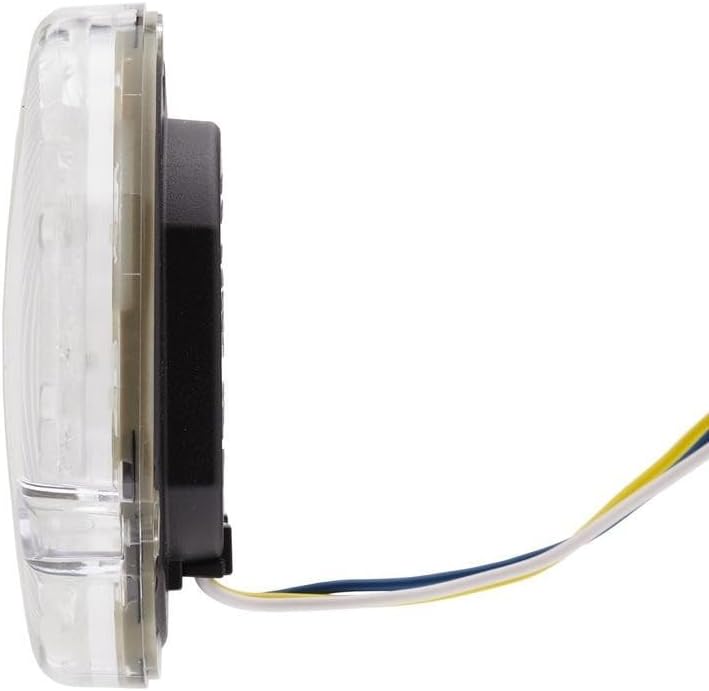 HELLA - Blinkleuchte - LED - 12/24V - Einbau/geschraubt - Lichtscheibenfarbe: glasklar - Kabel: 200m