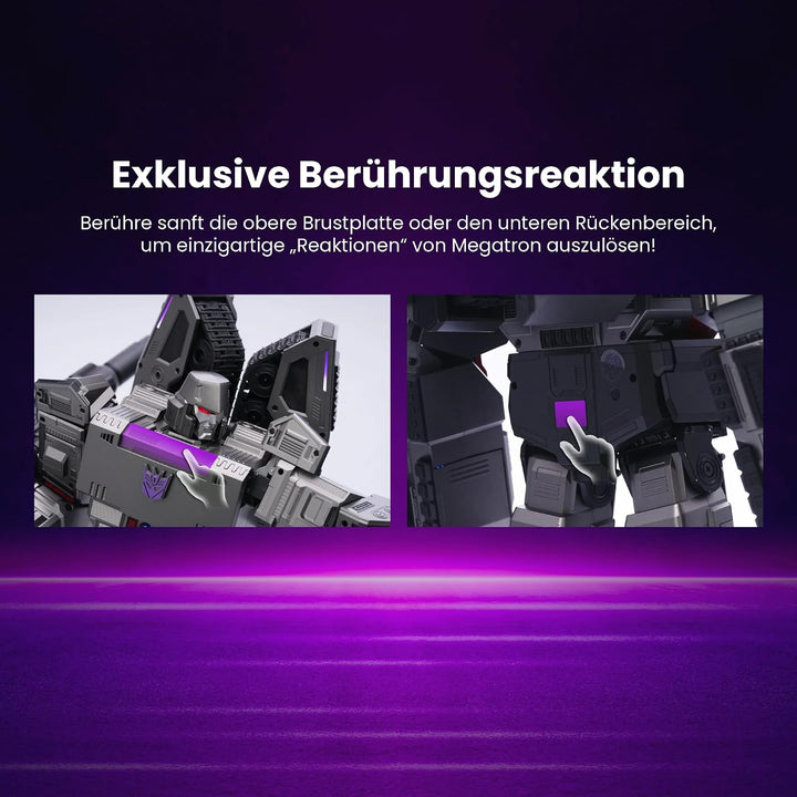 Robosen Flagship Megatron Auto-Transforming Robot | Sprach- &amp; App-Steuerung | Roboter- &amp; Panzer-Modu