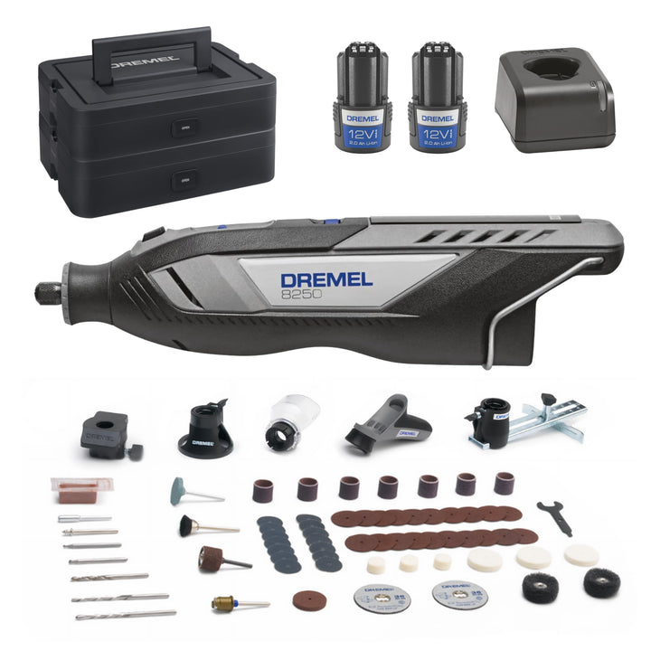 Dremel 8250 12V Akku-Rotationswerkzeug 5.000-30.000 U/min Bürstenloser Multifunktionswerkzeug set mi