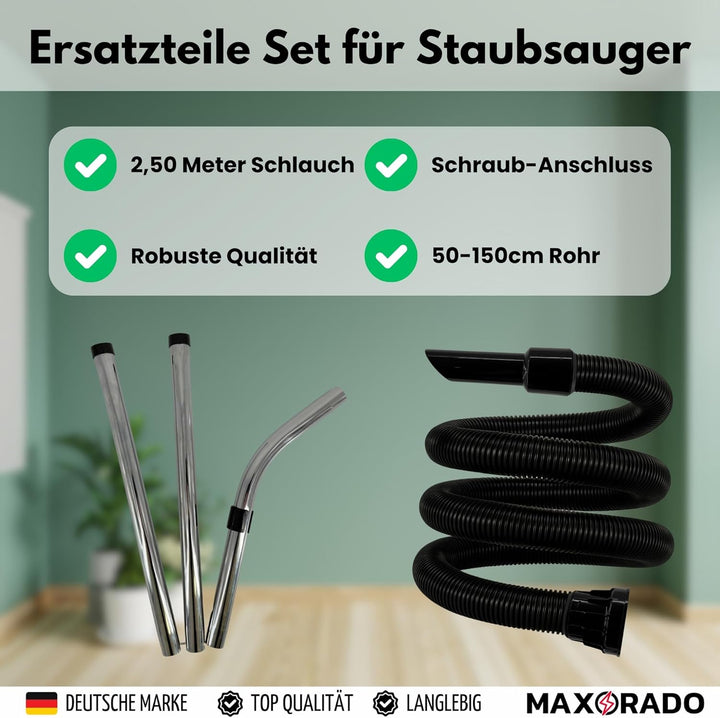 Schlauch + Staubsaugerrohr für Numatic Henry Hetty James Basil David Edward George I Staubsauger Roh