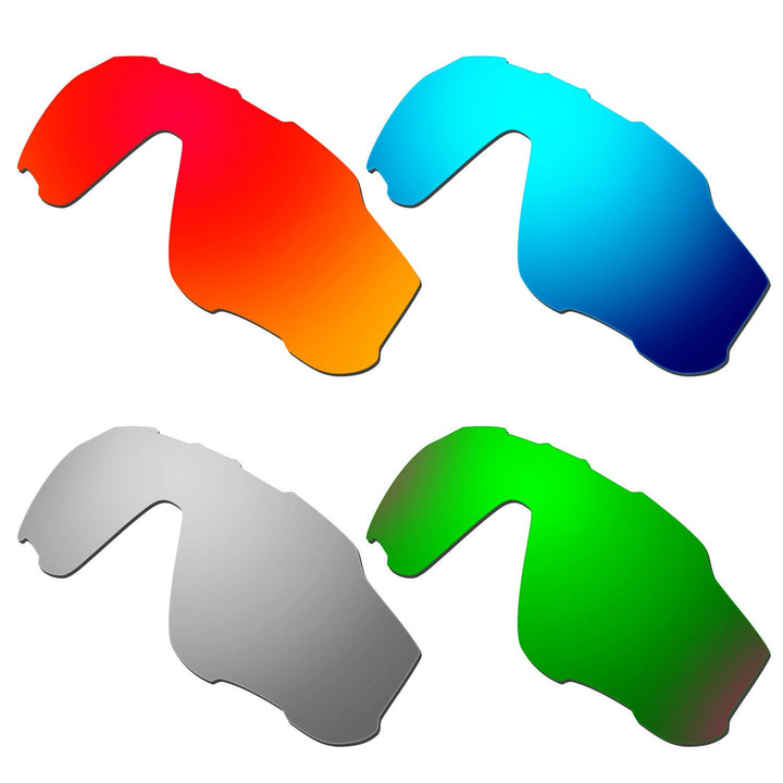 HKUCO Plus Mens Replacement Lenses For Oakley Jawbreaker - 4 pair