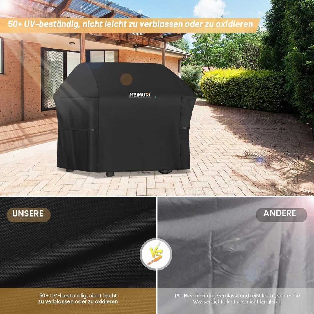 Grillabdeckung Wetterfest 147x64x115cm - 7130 Grill Abdeckhaube für Weber Genesis II Serie, Grillhau
