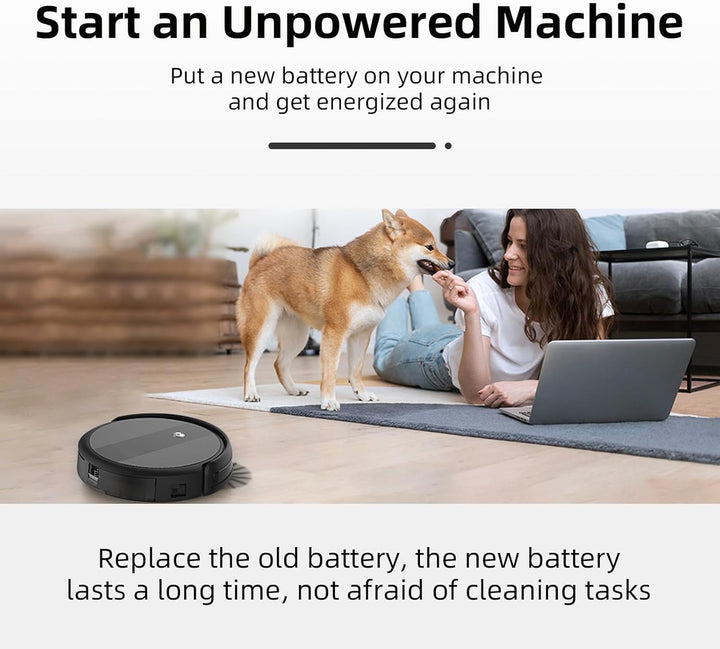 K KYUER Saugroboter Akku Kompatibel mit AIRROBO P10 Roboter Vacuum Cleaner Staubsauger Roboter Batte